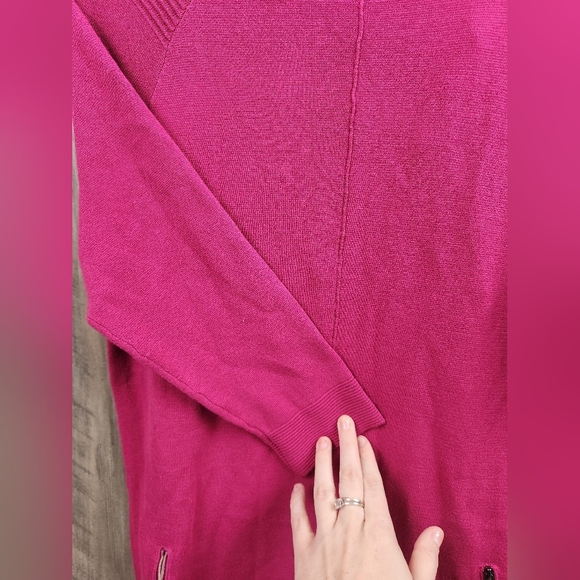 Joseph Ribkoff NWT Mini Pink Knit Bodycon Dress Women's Size Medium - Picture 8 of 12